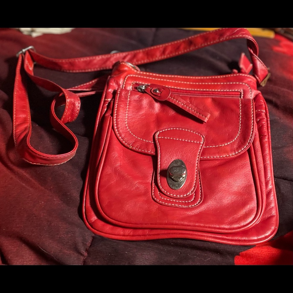 Small red pocketbook